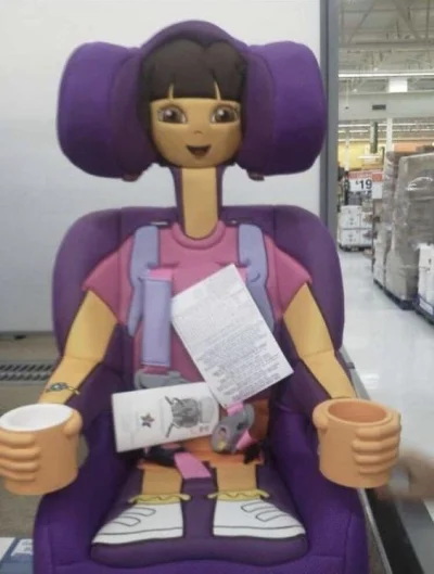 Nessiteras_rhombopteryx - Dora: Siéntate sobre mi, por favor 
#cursedimages #wtf #he...