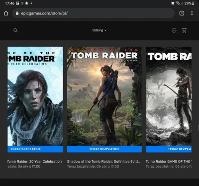 Zwanek - Trylogia rebootu Tomb Raidera w EGS za free na Sylwestra. Zgniłem bardziej n...