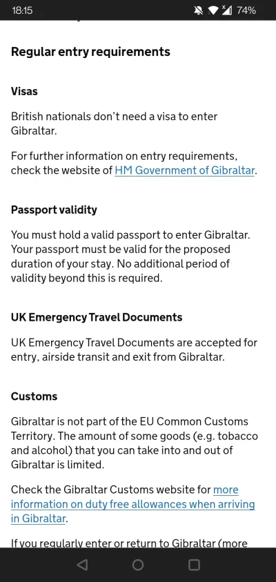 Euthymol - @rossoneri8: https://www.gov.uk/foreign-travel-advice/gibraltar/entry-requ...