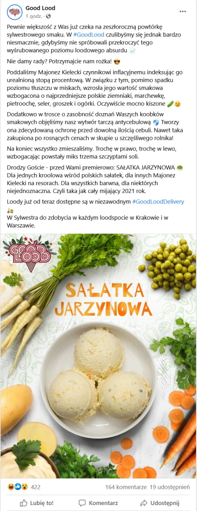 Cymerek - W zeszłym roku majonez kielecki a w tym królowa polskich stołów

#krakow ...