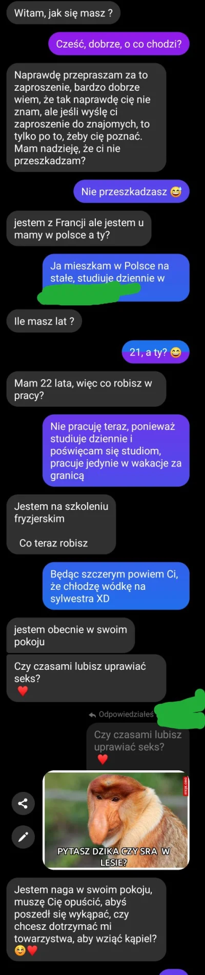 Pepu323 - Pisze do mnie jakaś laska, ale strasznie mi to śmierdzi fejkiem. Koniecznie...