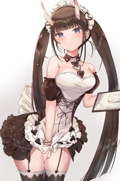 Azur88 - #randomanimeshit #anime #azurlane #noshiro #maid #zakolanowkianime