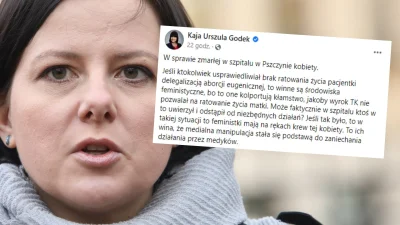 placebo_ - Kaja Godek: Feministki winne śmierci kobiety z Pszczyny