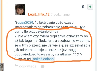 Z.....n - @legitinfo60 jest #!$%@? od powrotu z celi na tagu równo. Tymczasem on twie...