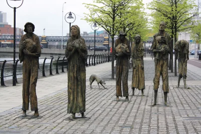 nowyjesttu - Dublin, Irlandia- pomnik ofiar głodu w latach 1845- 1852. 
W 19 wieku i...