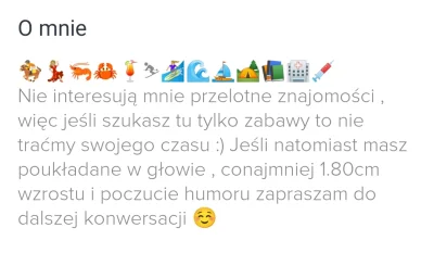 M.....u - Powinna zaktualizować opis, bo w 2022 to już 190+.

#tinder #blackpill