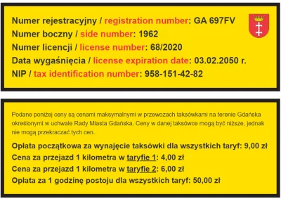 xniorvox - Ciekawostka: ten samochód ma także licencję w Gdańsku, a tam już obowiązuj...