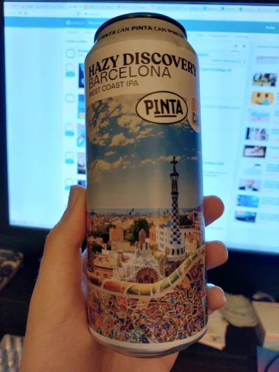 chwed - Hazy Discovery Barcelona

West Coast IPA od Pinty. Na rynku od września zes...