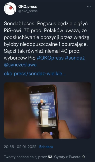 kezioezio - Tylko 40% pisiorków uważa, że podsłuchiwanie opozycji to coś złego XDDDDD...