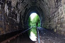 bliskokebab - @typowy-- podobnież nieuzywany tunel kolejowy pod Przełęczą Kowarską. T...