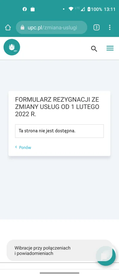 aree1987 - Nie działa mi ta strona z wypowiedzeniem. Efekt jest taki jak na obrazku p...