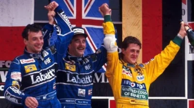 jaxonxst - Pierwsze podium ze 155, zdobyte podczas Grand Prix Meksyku 1992. Wyścig zw...