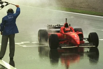 jaxonxst - Grand Prix Hiszpanii 1996, pierwsze zwycięstwo w barwach Ferrari.