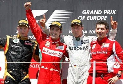 jaxonxst - Grand Prix Europy 2012 na torze w Walencji. Ostatnie, 155 podium w karierz...