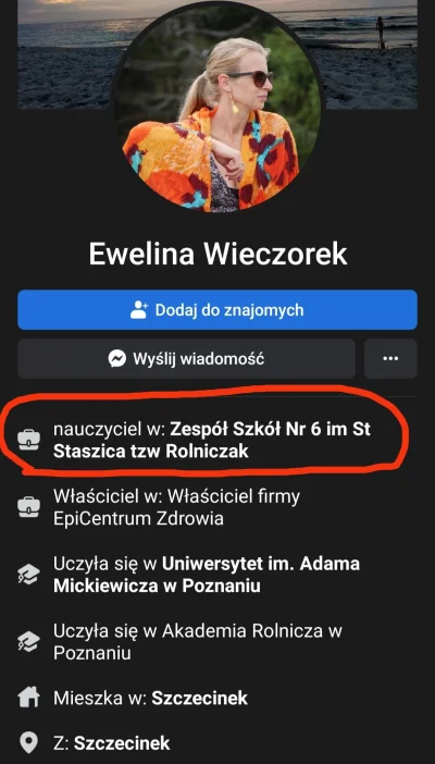 Grzesiek_08 - @12lat25cm To ona jest nauczycielką, tylko współczuć dzieciom