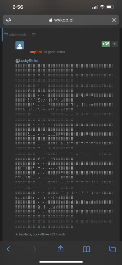 LuckyStrike - @nopilpl: nie wiem o co ci chodzi ale łap plusa na zachętę