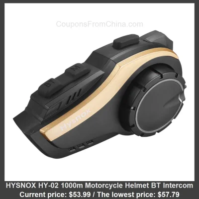 n____S - HYSNOX HY-02 1000m Motorcycle Helmet BT Intercom
Cena: $53.99 (najniższa w ...