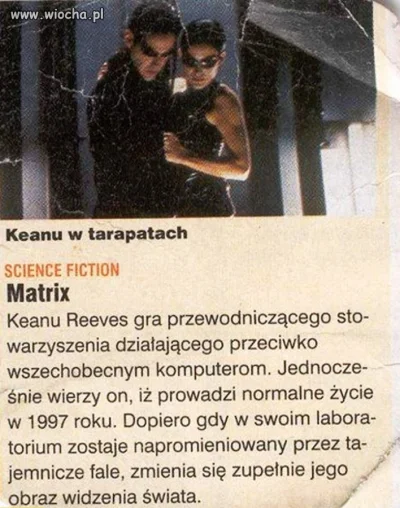 SynGilgamesza - Chyba jakoś inaczej zapamiętałem ten film

#matrix #heheszki #humor...