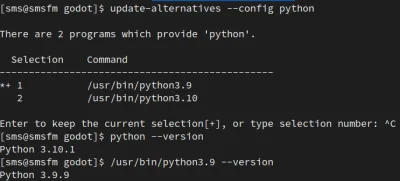 s_theCapt - #linux #python

Mam w systemie zainstalowany Python w dwu wersjach: 3.9...