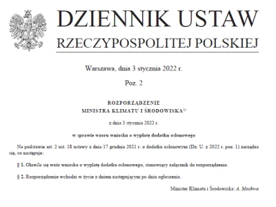 Hutnik3 - Wczoraj wyszło rozporządzenie o przyznawaniu dodatku osłonowego od 400 do 1...