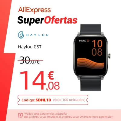 duxrm - Haylou GST Smart Watch
Cena z VAT: 23,77 $
Link ---> Na moim FB. Adres w pr...