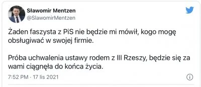 The_Orz - @L3stko: Popieram pana Mentzena że nie wolno zmuszać do obsługiwania kogo s...