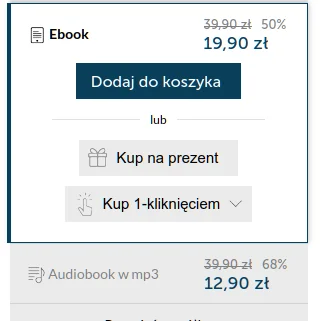 Kryspin013 - @starydziad: ziom, ta książka kosztuje całe 20 zł, a w audiobooku jeszcz...