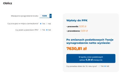 brow88 - Kilka miesięcy temu podpisałem nową UoP na równo 8k netto = 11218 brutto. Ws...