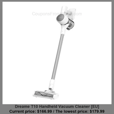 n____S - Dreame T10 Handheld Vacuum Cleaner [EU]
Uwaga: Get 5%/$10 off on $200 coupo...