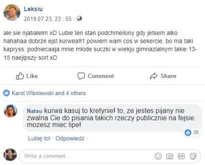 kre-dens - W internecie nic nie ginie, post sprzed ponad dwóch lat!
Chlop ma poprost...