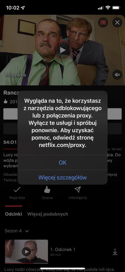 Psdziad - Od kilku dni mam taki problem, że gdy włączam netflixa z poziomu TV to nie ...