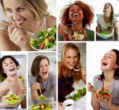 hu-nows - w żywieniu najgorsze są warzywne sałatki, niekontrolowana śmiechawka gwaran...