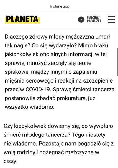 M.....t - Moje ulubione newsy, przechodzą powoli samych siebie. Wyciąłem jedynie wypo...