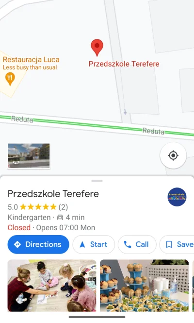 DerMirker - @zadki: przedszkole Terefere ma dobre oceny na googlu