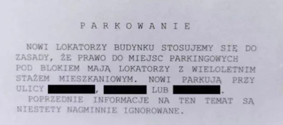 JanParowka - Kochani, publiczne miejsca parkingowe są przydzielane na podstawie drzew...