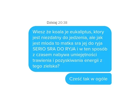 BurzaGrzybStrusJaja - Skąd ja to wszystko wiem? Bredzę.

SPOILER

#tinder #badoo #p0l...