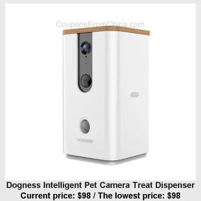 n____S - Dogness Intelligent Pet Camera Treat Dispenser
Cena: $98.00 (najniższa w hi...