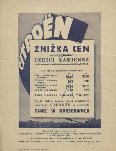 francuskie - Tłok za 30 zł, korbowód za 26 zł... ( ͡° ͜ʖ ͡°)
Rok 1931 

#historia ...