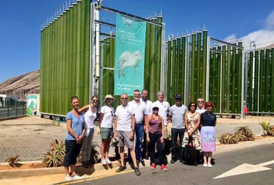 hektar - Na wyspie Porto Santo jest o wiele większa instalacja. Aktualnie wyłączona b...