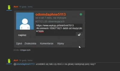 kidi1 - @odomdaphne5113: Ale ci pojechali po rajtach aż mi się ciebie szkoda zrobiło ...