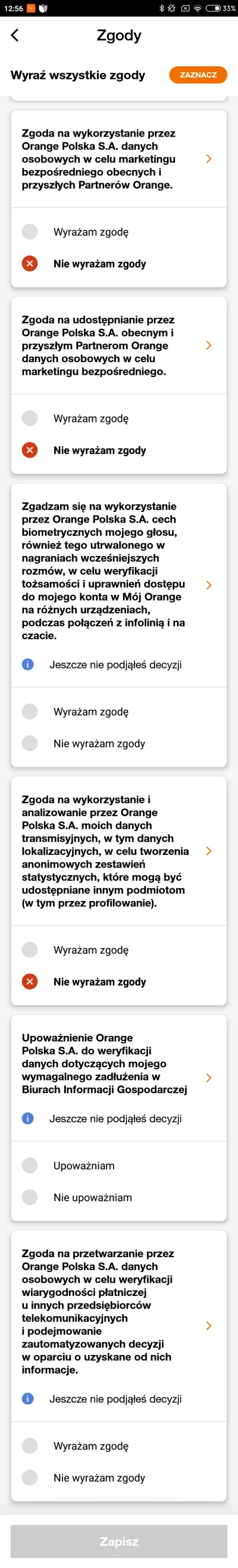 smokzabojcaludzi - pozdrawiam #orange, które wymyśliło sobie, że nowe zgody marketing...