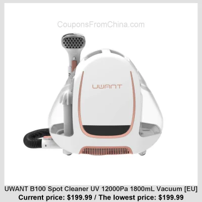 n____S - UWANT B100 Spot Cleaner UV 12000Pa 1800mL Vacuum [EU]
Cena: $199.99 (najniż...