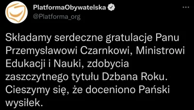 Jariii - Zestawienie bez katolickich szołomów nigdy nie może być pełne. Pan minister ...