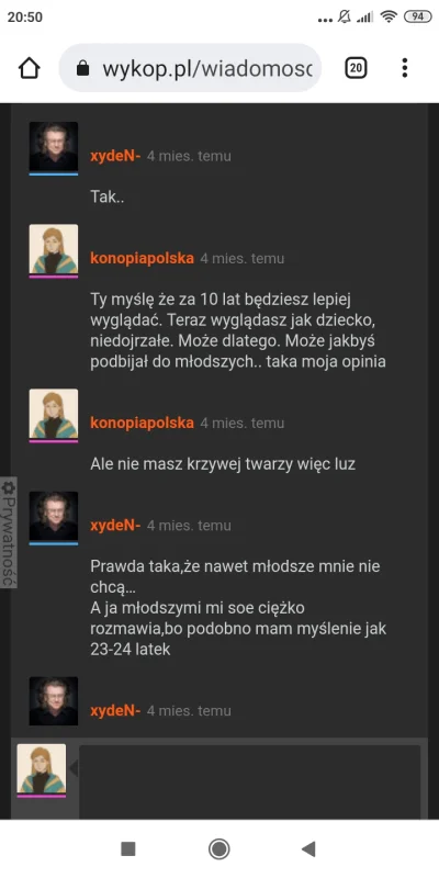 konopiapolska - > nie,nie pomyliłem Cię
Dobrze pamietam,mówiłaś max 4/10

@xydeN-: ...