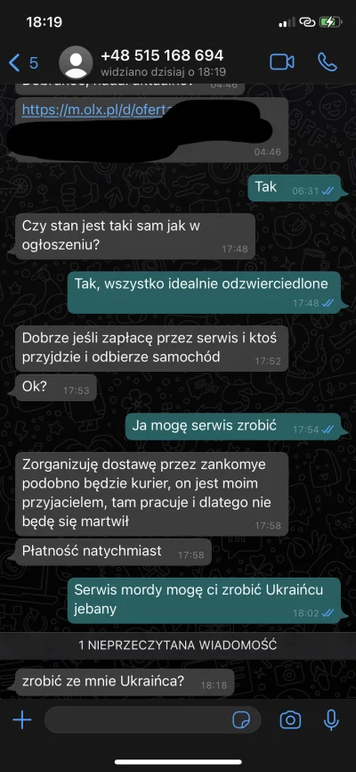 curiousboi - myślałem ze gość powie żebym wysłał samochód xD #heheszki #olx #oszukujo