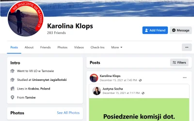 k.....o - @lossiemkos89: Kurła jaka perfidna zarzutka. xD Profil fejk, sami znajomi z...