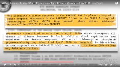 AntiTroll2021 - Czyli m.in. iwermektyna działa i rząd USA o tym wiedział (NIH).

SP...