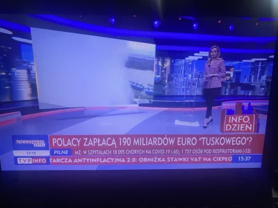 szad - ogladam tvp od jakichs 20 min. ten pasek nie zniknal ani na chwile