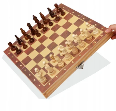 Allbis - ktoś poleca jakieś dobre #szachy składane z dobrego drewna aby figury były c...