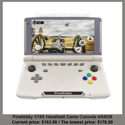 n____S - Powkiddy X18S Handheld Game Console 4/64GB
Cena: $163.99 (najniższa w histo...